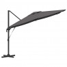 Parasol Roma Antracyt 286 x 284 x 265 cm Aluminium i Poliester