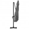 Parasol Roma Antracyt 286 x 284 x 265 cm Aluminium i Poliester