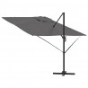 Parasol Roma Antracyt 286 x 284 x 265 cm Aluminium i Poliester