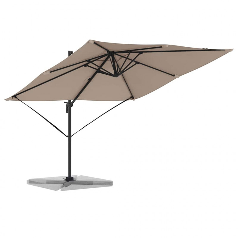 Parasol Roma Ciemnoszary 286 x 284 x 265 cm