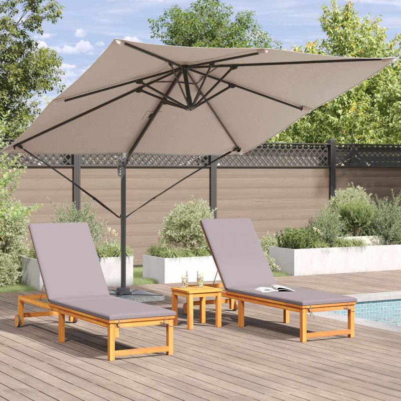 Parasol Roma Ciemnoszary 286 x 284 x 265 cm