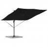 Parasol Roma Czarny 286 x 284 x 265 cm Aluminium i Poliester