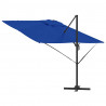 Parasol Roma Niebieski 286 x 284 x 265 cm Aluminium i Poliester