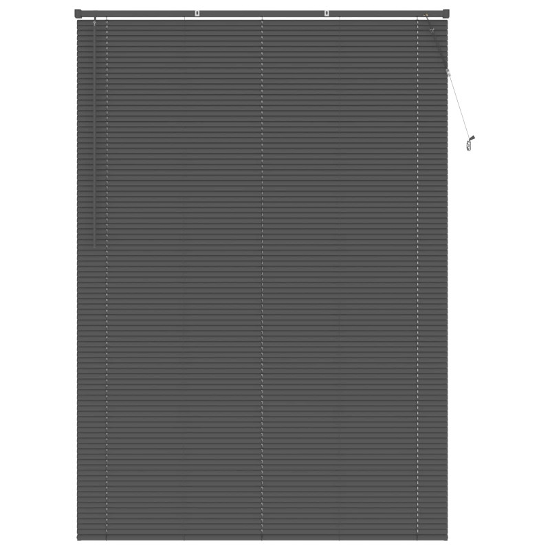 Żaluzja wenecka Z regulacją Srebrnoszary 213 x 140 cm PVC