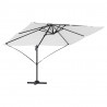 Parasol plażowy piaskowy 351 x 250 x 260 cm