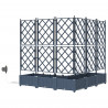 Doniczka ogrodowa 5 pcs Szary 120 x 120 x 126 cm