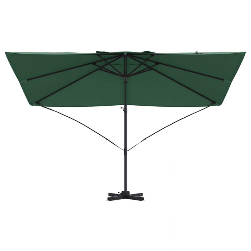 Parasol plażowy Zielony 351 x 250 x 260 cm