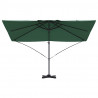 Parasol plażowy Zielony 351 x 250 x 260 cm