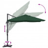 Parasol plażowy Zielony 351 x 250 x 260 cm