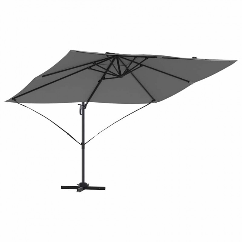 Parasol plażowy Antracyt 351 x 250 x 260 cm