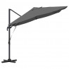 Parasol plażowy Antracyt 351 x 250 x 260 cm