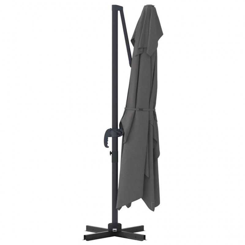 Parasol plażowy Antracyt 351 x 250 x 260 cm