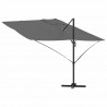 Parasol plażowy Antracyt 351 x 250 x 260 cm
