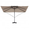 Parasol plażowy Ciemnoszary 351 x 250 x 260 cm