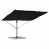 Parasol plażowy Czarny 351 x 250 x 260 cm Poliester i aluminium