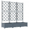 Doniczka ogrodowa 3 pcs Jasnoszary 120 x 40 x 125,5 cm