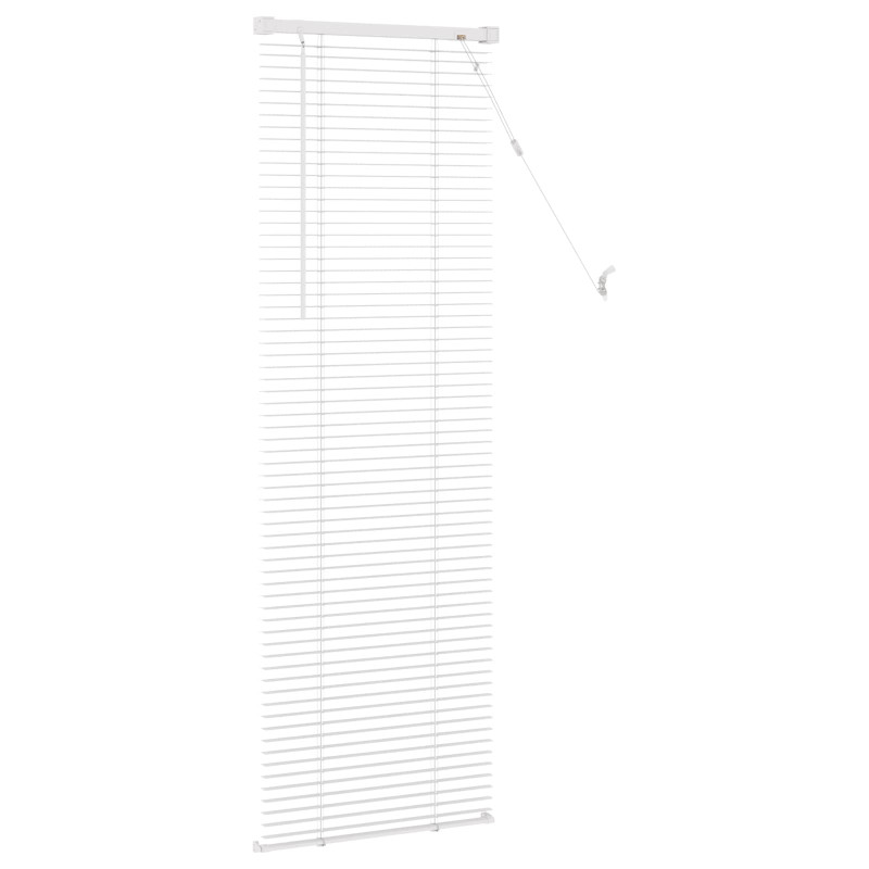 Żaluzja wenecka Z regulacją Biały 150 x 50 cm PVC