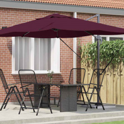 Parasol plażowy Bordeaux Czerwony 351 x 250 x 260 cm