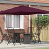 Parasol plażowy Bordeaux Czerwony 351 x 250 x 260 cm