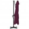 Parasol plażowy Bordeaux Czerwony 351 x 250 x 260 cm