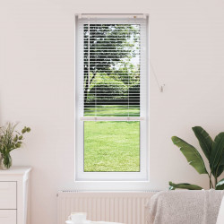 Żaluzja wenecka Z regulacją Biały 150 x 60 cm PVC