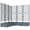 Doniczka ogrodowa 5 pcs Jasnoszary 120 x 120 x 125,5 cm