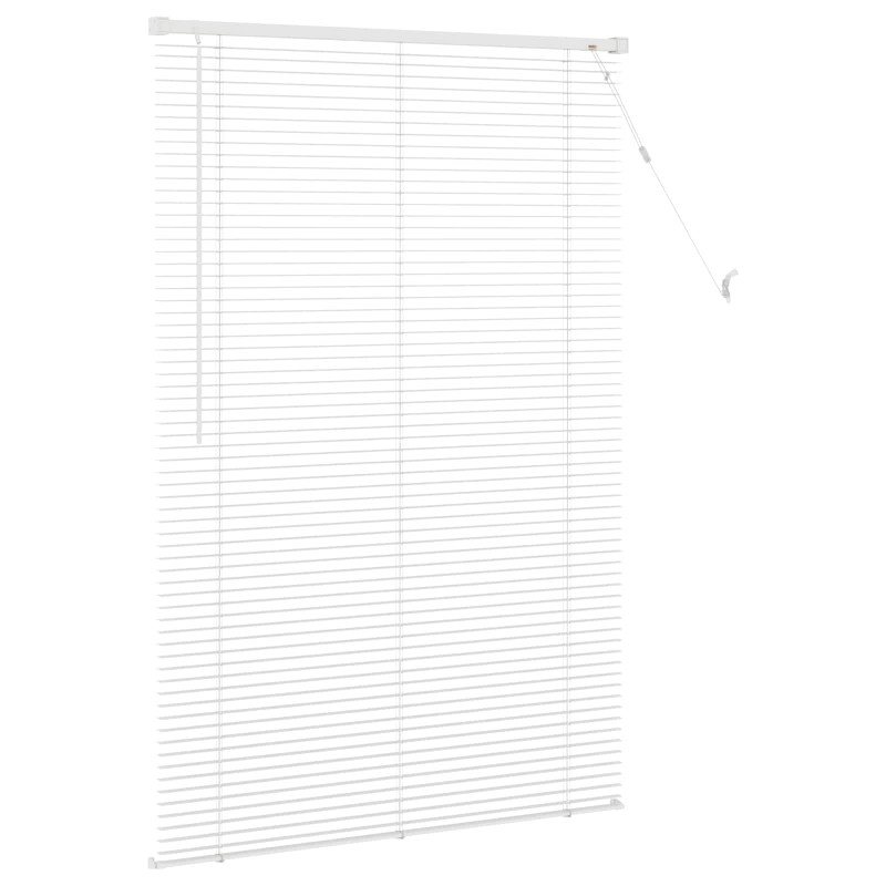 Żaluzja wenecka Z regulacją Biały 150 x 70 cm PVC