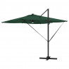 Parasol Roma Zielony 286 x 284 x 270 cm Aluminium i Poliester