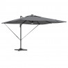 Parasol Roma Antracyt 286 x 284 x 270 cm Aluminium i Poliester