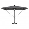 Parasol Roma Antracyt 286 x 284 x 270 cm Aluminium i Poliester