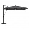 Parasol Roma Antracyt 286 x 284 x 270 cm Aluminium i Poliester