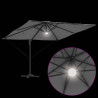 Parasol Roma Antracyt 286 x 284 x 270 cm Aluminium i Poliester