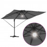 Parasol Roma Antracyt 286 x 284 x 270 cm Aluminium i Poliester
