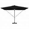 Parasol Roma Czarny 286 x 284 x 270 cm Aluminium i Poliester