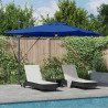 Parasol Roma Niebieski 286 x 284 x 270 cm Aluminium i Poliester