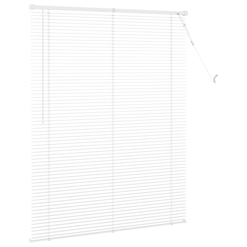 Żaluzja wenecka Z regulacją Biały 150 x 120 cm PVC