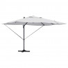 Parasol plażowy Ze LED Lights piaskowy 351 x 250 x 253 cm