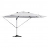 Parasol plażowy Ze LED Lights piaskowy 351 x 250 x 253 cm