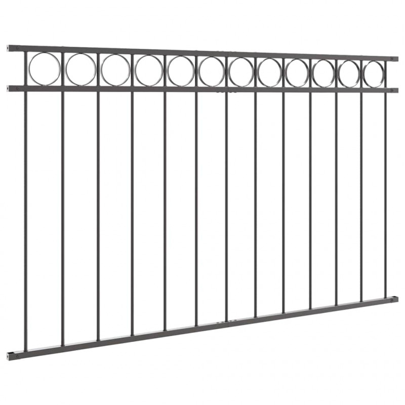 Element ogrodzenia Assen Szary 170 x 100 cm Stal