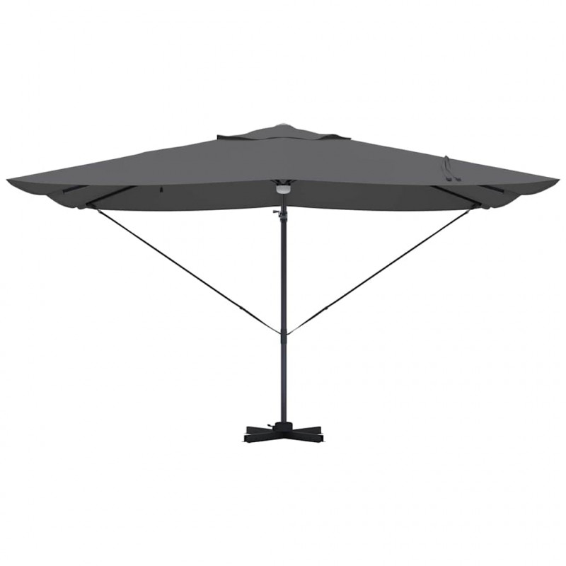 Parasol plażowy Ze LED Lights Antracyt 351 x 250 x 253 cm