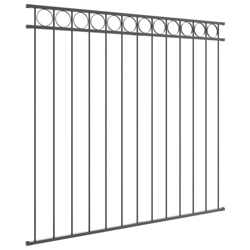 Element ogrodzenia Assen Szary 170 x 120 cm Stal