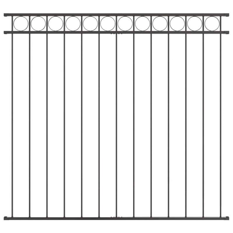 Element ogrodzenia Assen Szary 170 x 150 cm Stal