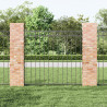 Element ogrodzenia Assen Szary 170 x 150 cm Stal