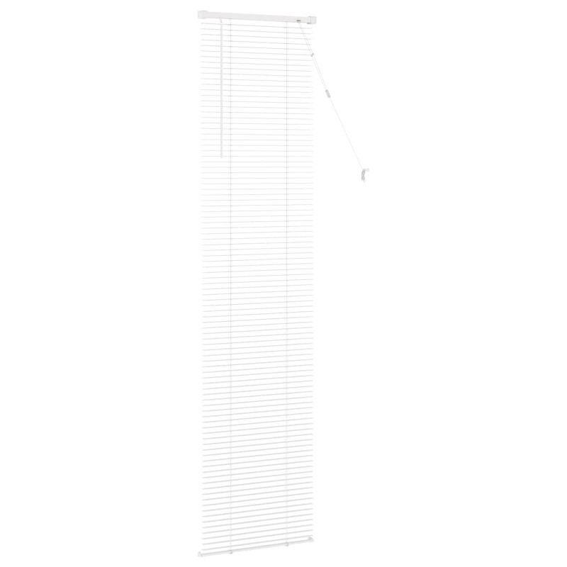 Żaluzja wenecka Z regulacją Biały 213 x 50 cm PVC