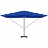 Parasol plażowy Ze LED Lights Niebieski azur 351 x 250 x 253 cm