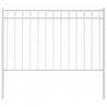 Element ogrodzenia Assen Biały 170 x 130 cm Stal