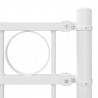 Element ogrodzenia Assen Biały 170 x 150 cm Stal