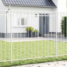 Element ogrodzenia Assen Biały 170 x 170 cm Stal