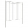 Element ogrodzenia Assen Biały 170 x 200 cm Stal