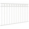 Element ogrodzenia Assen Biały 170 x 100 cm Stal